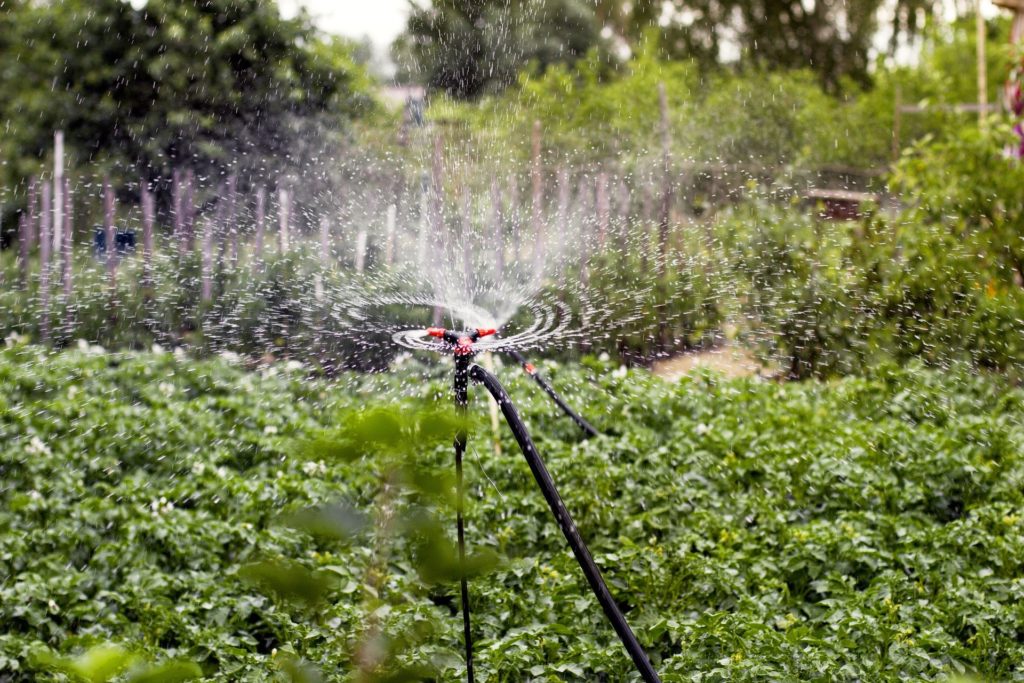 Smart sprinkler system controlled with smart home manager