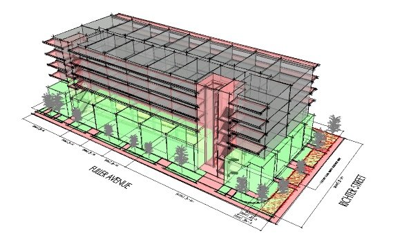 Dolphin Avenue building concept