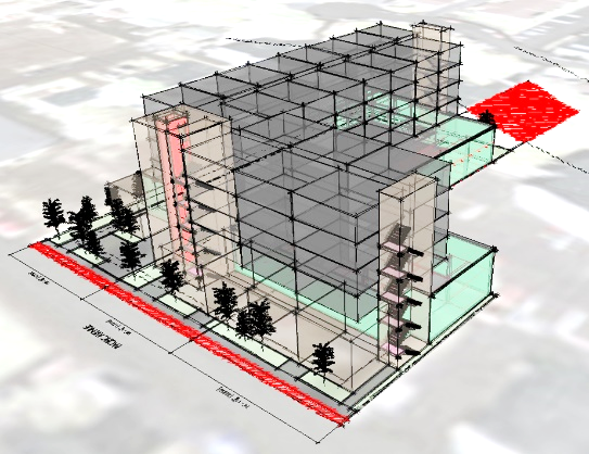 Sutherland Avenue building concept